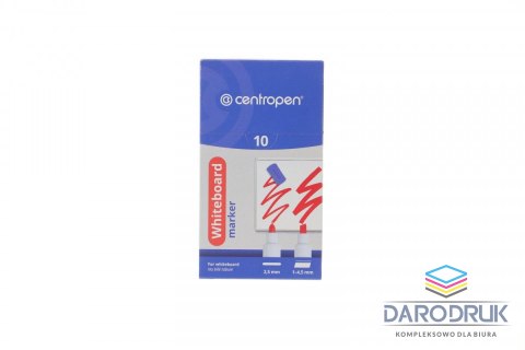 Centropen Marker suchościeralny wkład niebieski 2,5mm okrągła końcówka Centropen