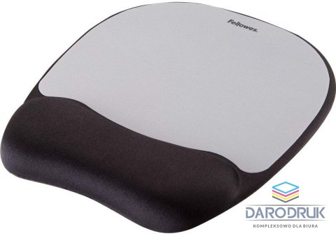 Fellowes Podkładka pod mysz memory foam Plasma szaro-czarny Fellowes (9175901)