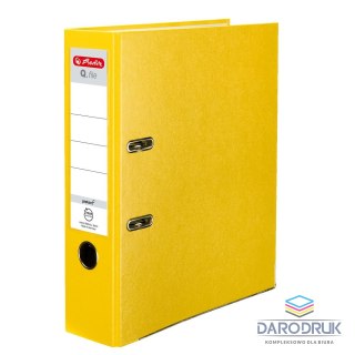 Herlitz Segregator dźwigniowy Q. file Standard 0011167442 A4 80mm żółty Herlitz (300003087)