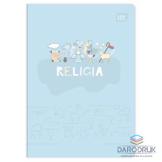 Interdruk Zeszyt tematyczny A5 RELIGIA 60k. 70g krata Interdruk