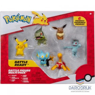 Orbico Sp. Z O.o. Figurka Pokemon zestaw 6szt., 5cm Orbico Sp. Z O.o. (PKW3614)