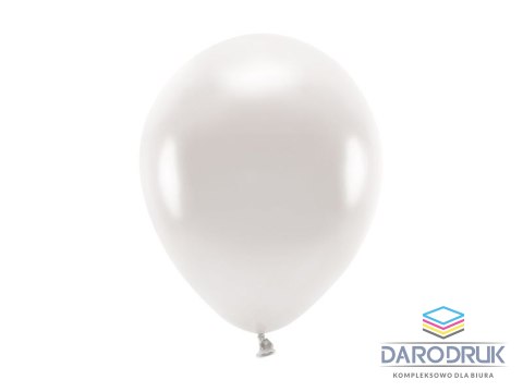 Partydeco Balon gumowy Metalizowane Eco Balloons perłowy 260mm Partydeco (ECO26M-070)