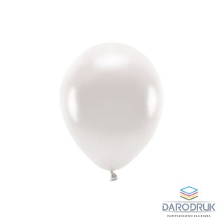 Partydeco Balon gumowy Metalizowane Eco Balloons perłowy 260mm Partydeco (ECO26M-070)