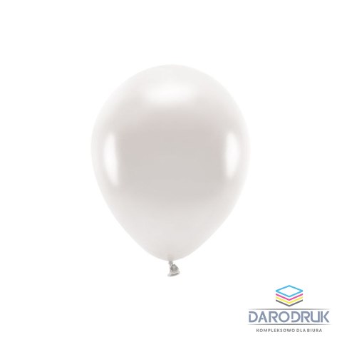 Partydeco Balon gumowy Metalizowane Eco Balloons perłowy 260mm Partydeco (ECO26M-070)