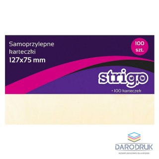 Strigo Notes samoprzylepny (karteczki) pastelowy mix 100k [mm:] 127x75 Strigo (SSN004)