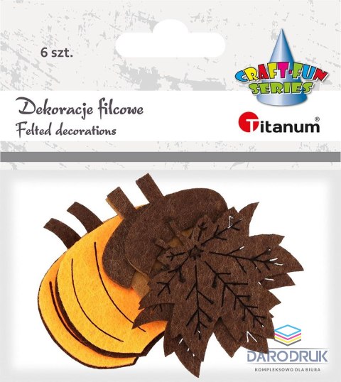Titanum Ozdoba filcowa Craft-Fun Series Jesień Titanum (EA975)