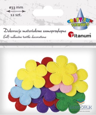 Titanum Ozdoba materiałowa Craft-Fun Series Kwiaty Titanum (MTCR-BY376)