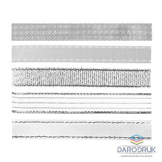 Titanum Wstążka Craft-Fun Series 5 wzorów 10x2 [mm x m] srebrna Titanum (709062（silver))