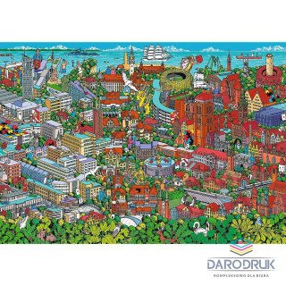 Trefl Puzzle Disney 1000 Jubileusz-Trójmiasto 1000 el. Trefl (10924)
