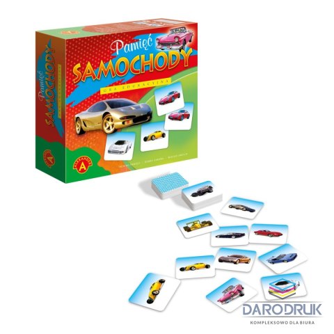 Alexander Gra edukacyjna pamięć samochody memory Alexander (5906018005752)