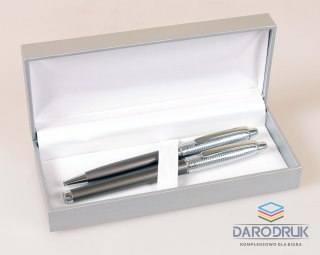 Cresco Komplet pióro i długopis Cresco Majestic w etui (830084)