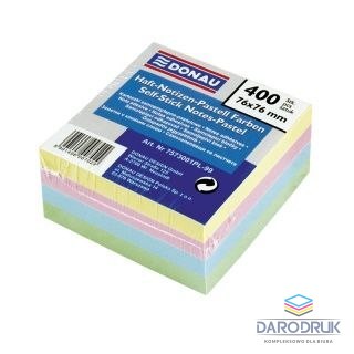 Donau Notes samoprzylepny (karteczki) mix 400k [mm:] 76x76 Donau (7573001PL-99)