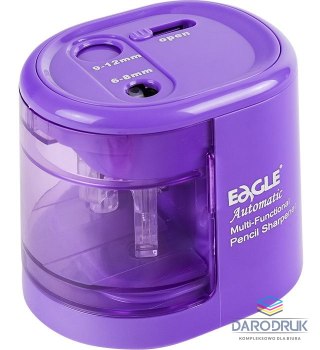Eagle Temperówka elektryczna fioletowa na baterie fiolet Eagle (EG-5161USB)