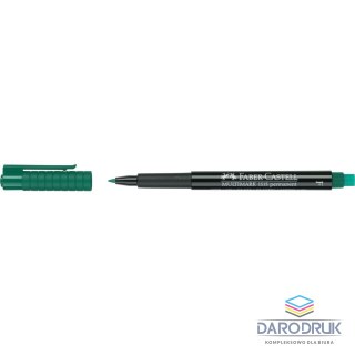 Faber Castell Foliopis Multimark wkład zielony 0,6mm Faber Castell (FC151363)