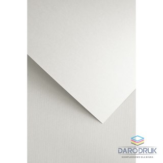 Galeria Papieru Papier ozdobny (wizytówkowy) A4 prążki biały 230g Galeria Papieru (203701)