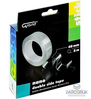 Grand Taśma dwustronna krystaliczna nano 40x5 [mm x m] Grand (130-1957)