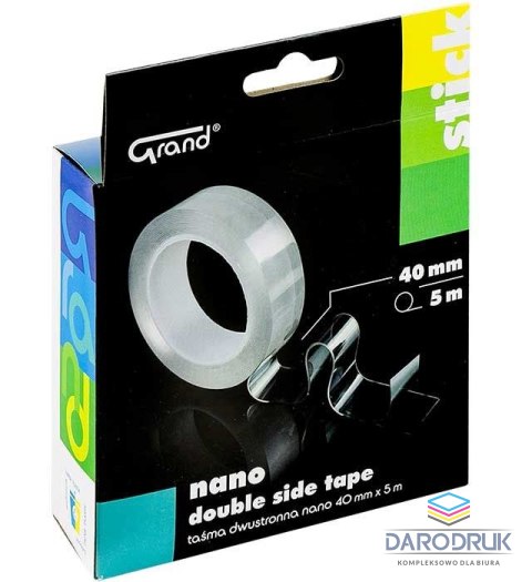 Grand Taśma dwustronna krystaliczna nano 40x5 [mm x m] Grand (130-1957)