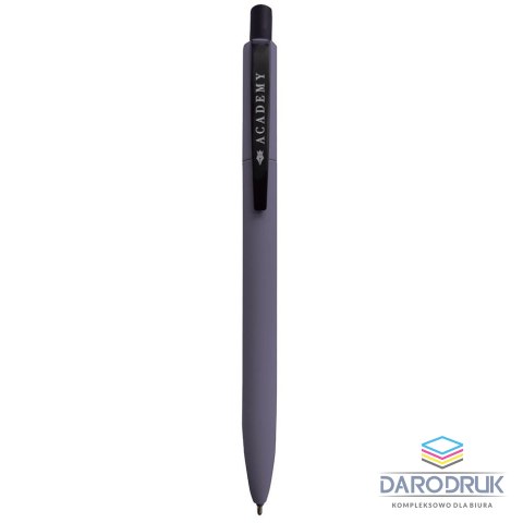 Interdruk Długopis SMART aCADEMY metalowy wkład niebieski 0,7mm Interdruk (żelowy)