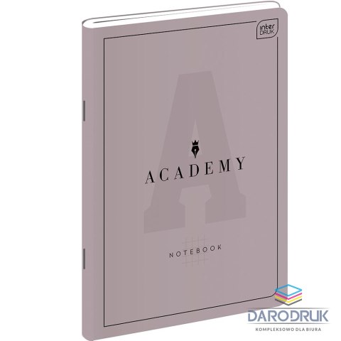 Interdruk Zeszyt A5 ACADEMY 60k. 90g krata Interdruk (5902277299185)