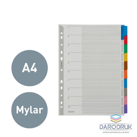 Leitz Przekładka czysta A4 mix 10k Leitz (43210000)