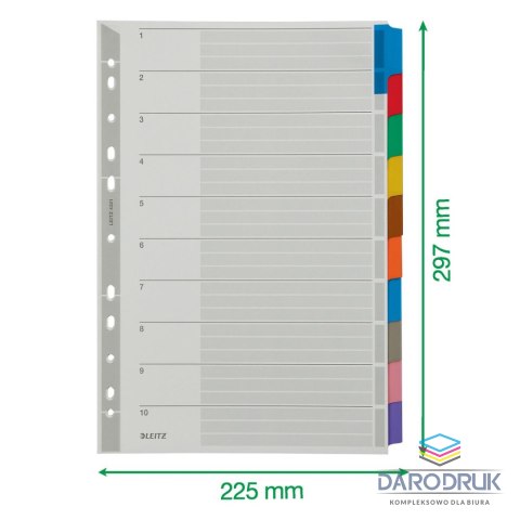 Leitz Przekładka czysta A4 mix 10k Leitz (43210000)