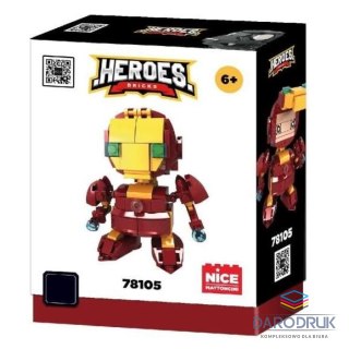 Nice Group Klocki konstrukcyjne Heroes! Yellow Soldier 195el. Nice Group (1055)