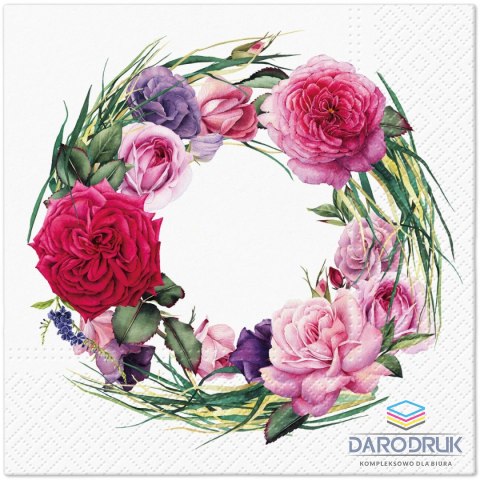 Paw Serwetki Lunch Gorgeous Wreath mix nadruk papier Paw (SDL148000)