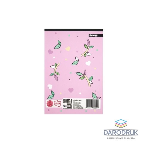Rexus Notes (notatnik) A6 dziewczynka 30k. [mm:] 102x148 Rexus