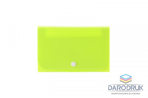 Tetis Teczka z przegródkami MINI organizer harmonijkowy na zatrzask 5903242102882 B6 kolor: zielony Tetis (BT613-Z zielony)