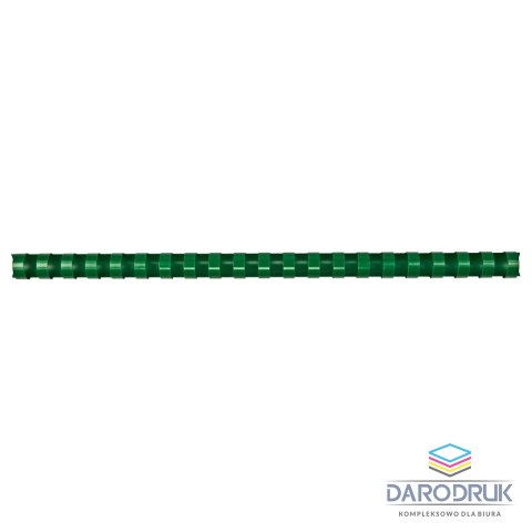 Titanum Grzbiety do bindowania A4 zielony plastik śr. 14mm Titanum