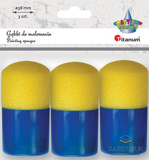 Titanum Pędzel Craft-Fun Series gąbka do malowania 3,8cm Titanum (20CH0522-1)