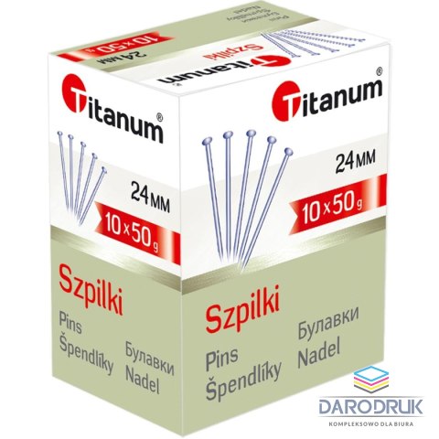 Titanum Szpilki 24 mm Titanum