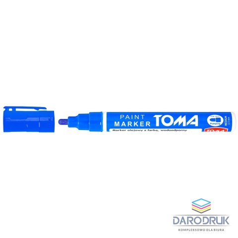 Toma Marker olejowy wkład niebieski 2,5mm okrągła końcówka Toma (TO-440 1 2)