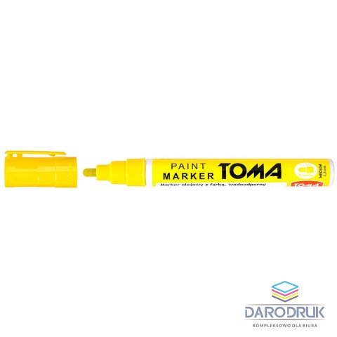 Toma Marker olejowy wkład żółty neonowy 2,5mm okrągła końcówka Toma (TO-440 0 6)