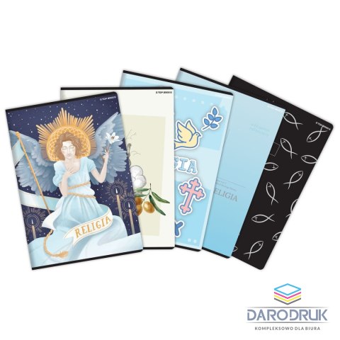 Top 2000 Zeszyt A5 tematyczny religia 32k. 70g krata Top 2000 (400168988)