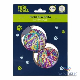 Trik Roll Gadżet Piłka dla kota 6cm 2szt Trik Roll (560724)