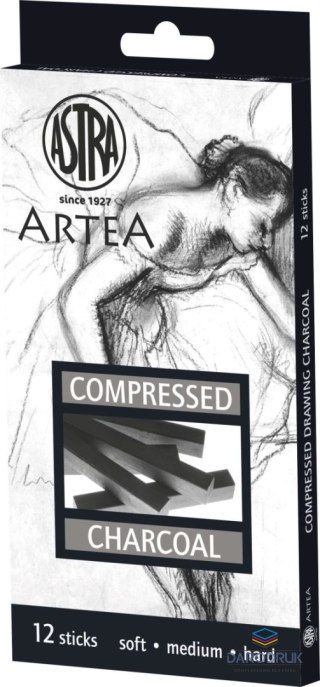 Artea Węgiel rysunkowy 12 szt Artea (323115005)