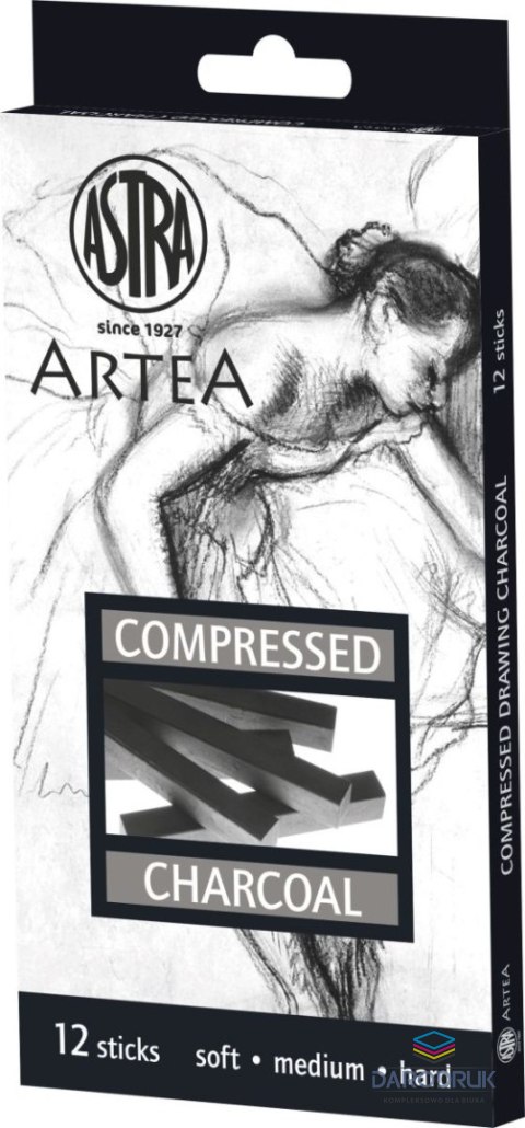 Artea Węgiel rysunkowy 12 szt Artea (323115005)