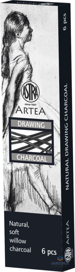 Artea Węgiel rysunkowy Artea 6 szt Artea (323115003)
