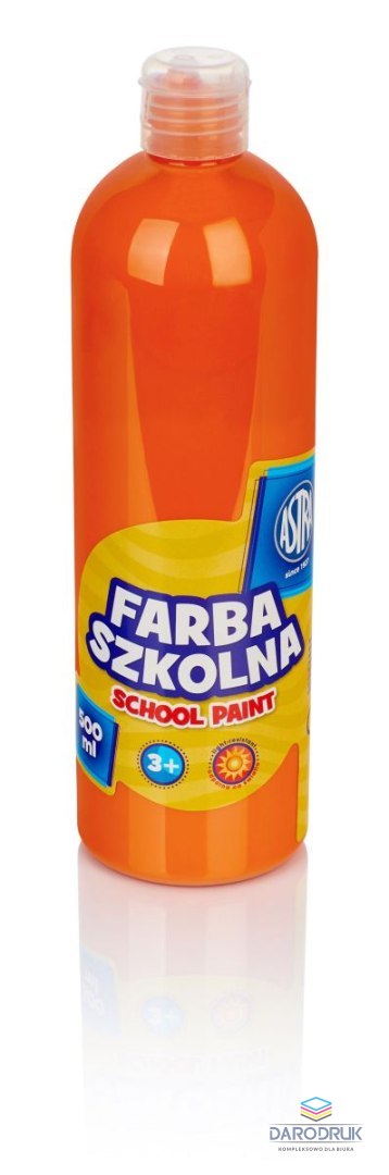 Astra Farby plakatowe kolor: pomarańczowy 500ml 1 kolor. Astra (301112007)