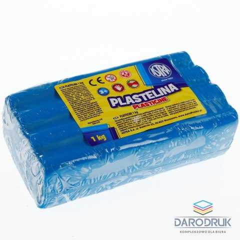 Astra Plastelina 1 kol. niebieska 100g Astra