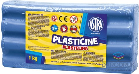 Astra Plastelina 1 kol. niebieska 100g Astra