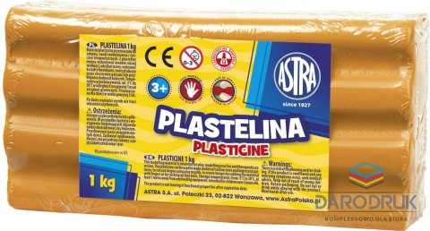 Astra Plastelina 1 kol. pomarańczowa 1000g Astra