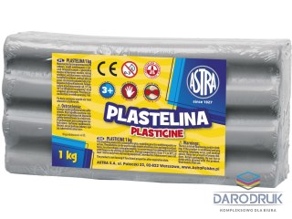 Astra Plastelina 1 kol. popielata 1000g Astra (303111023)