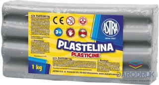 Astra Plastelina 1 kol. popielata 1000g Astra (303111023)