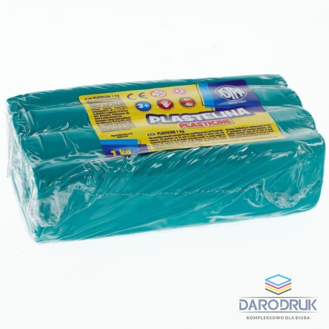 Astra Plastelina 1 kol. zielona 1000g Astra
