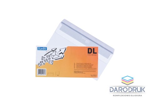 Bantex Koperta DL SK biała Bantex (400089388) 50 sztuk