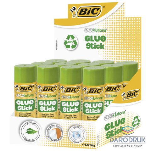 Bic Klej w sztyfcie Ecolutions 36g 36g Bic (905511)