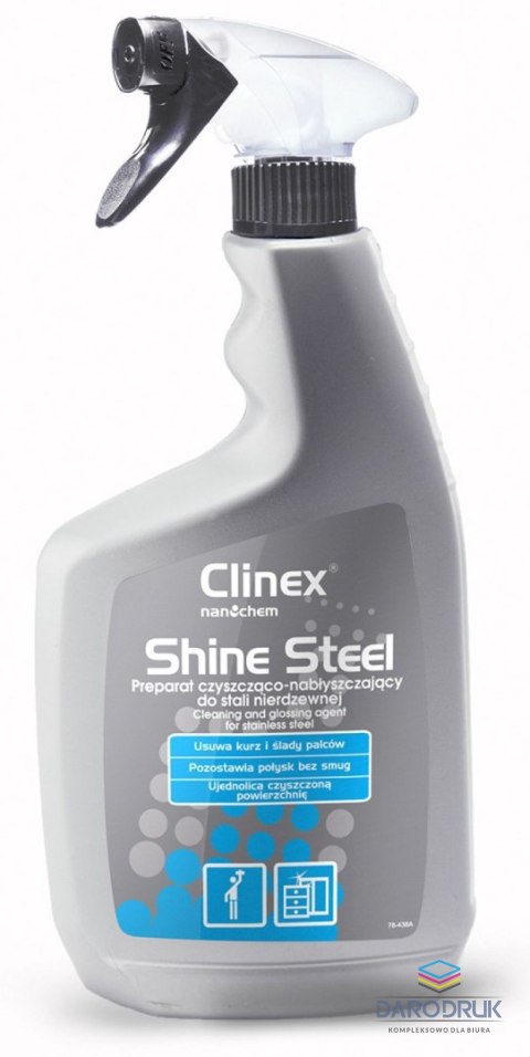 Clinex Środki czystości Shine Steel 1000ml Clinex (CL77628)