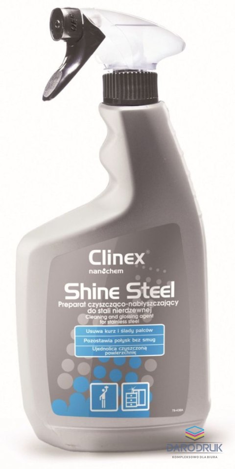 Clinex Środki czystości Shine Steel 1000ml Clinex (CL77628)